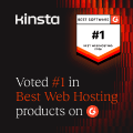 Kinsta G2 Best Hosting Award 2026
