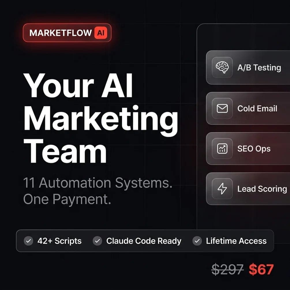 MarketFlow AI — Gumroad digital product