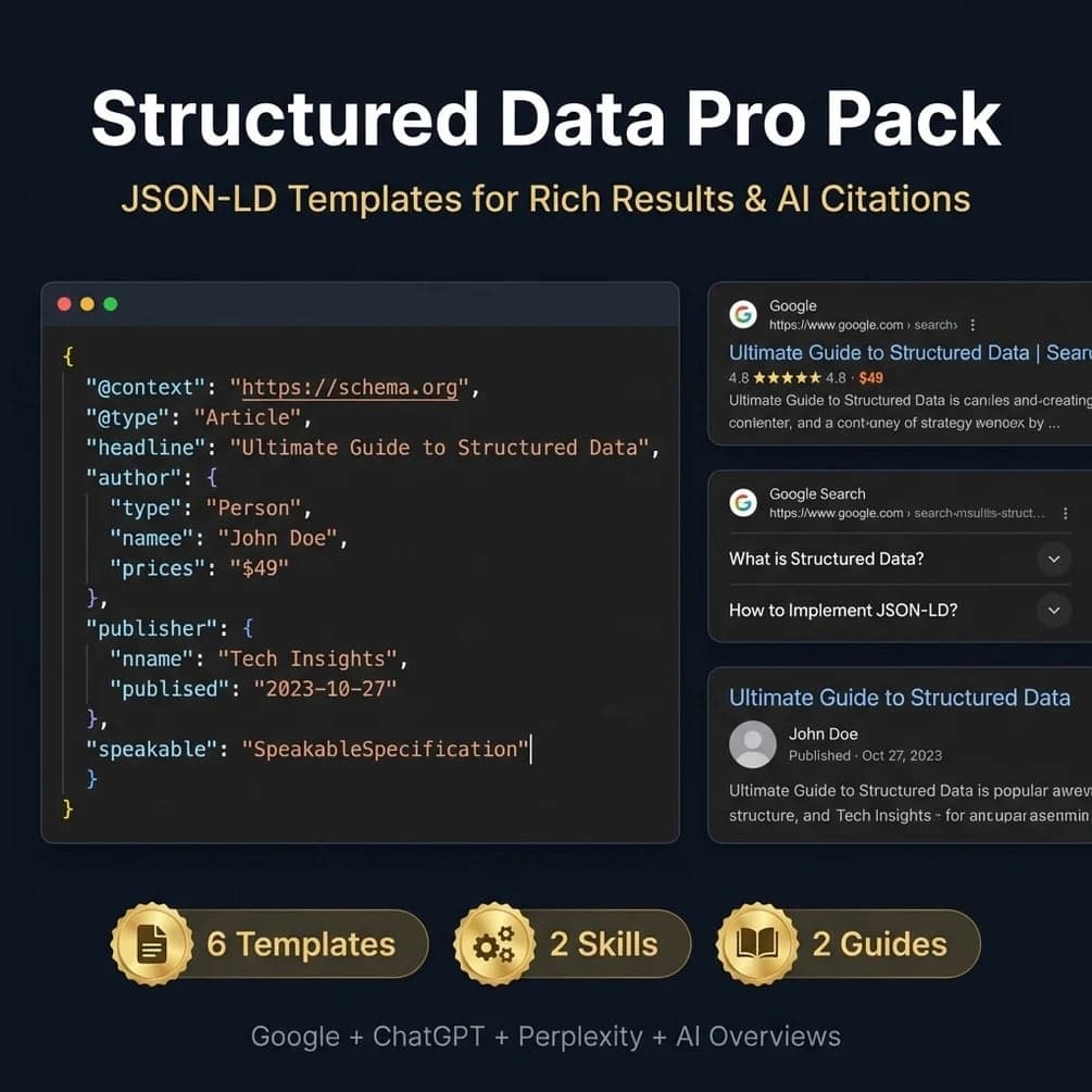 Structured Data Pro Pack — Gumroad digital product