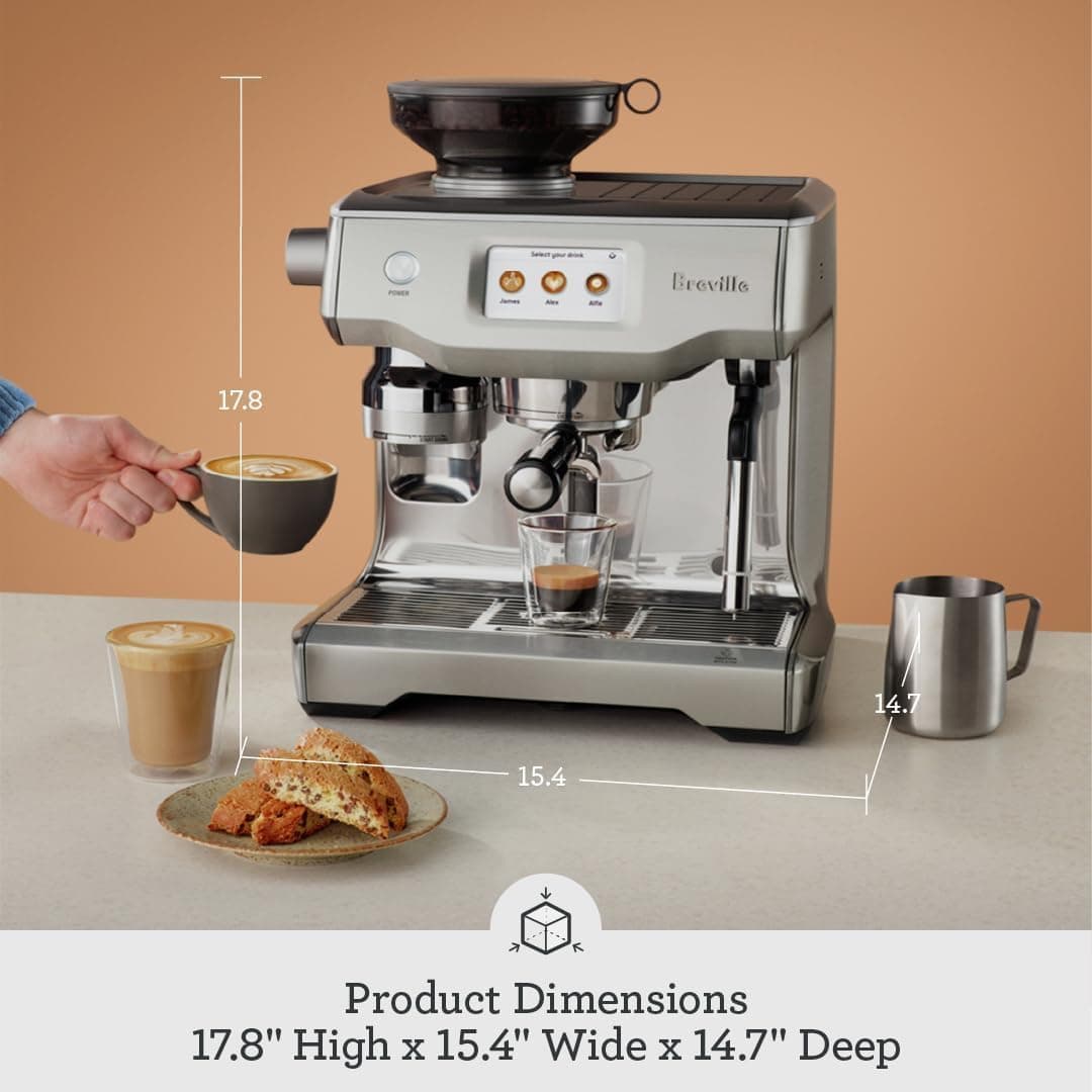 Breville Oracle Touch espresso machine on a counter