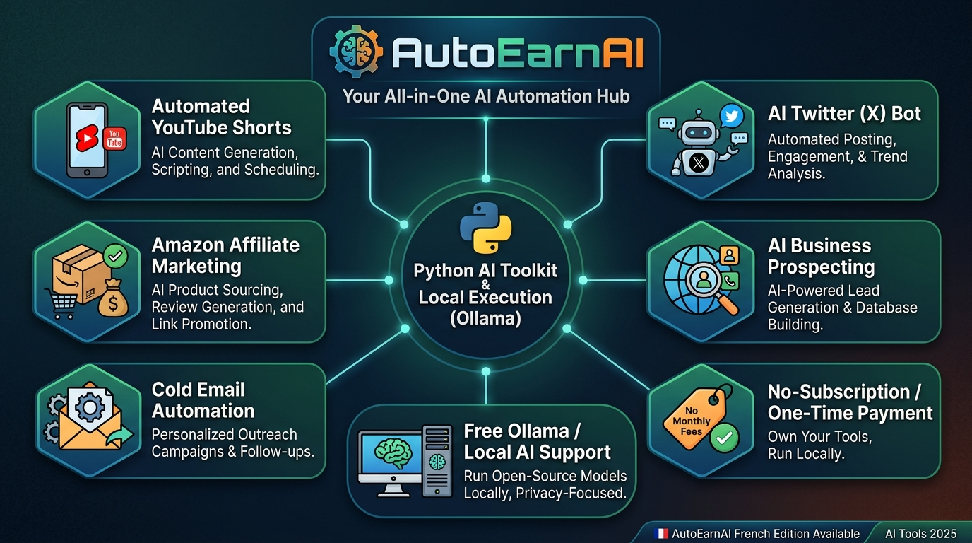 Amazon affiliate marketing and local business outreach automated Python scripts